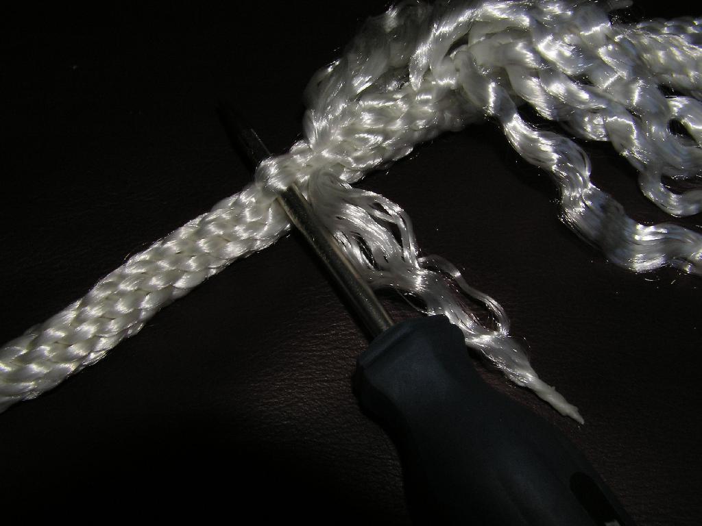 Eye splicing single braid rope M.B. Marsh Design